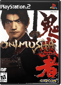 Onimusha Warlords Playstation 2 US box art